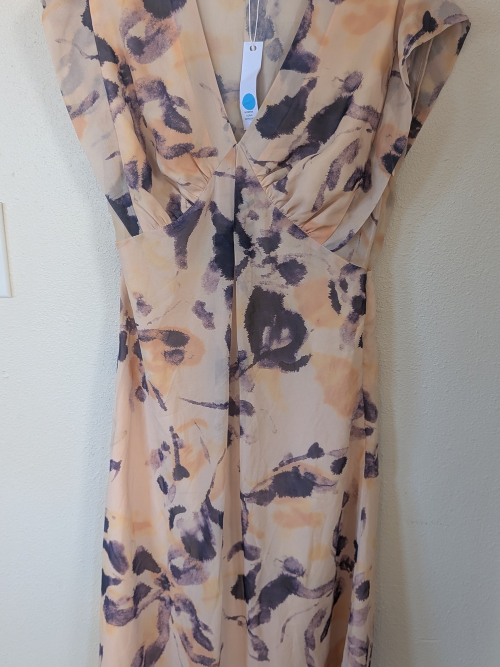 Steve Madden Floral Sheer Midi Dress S